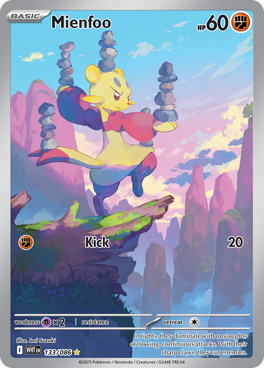 Mienfoo - #133/086 - Pokémon Scarlet & Violet - White Flare