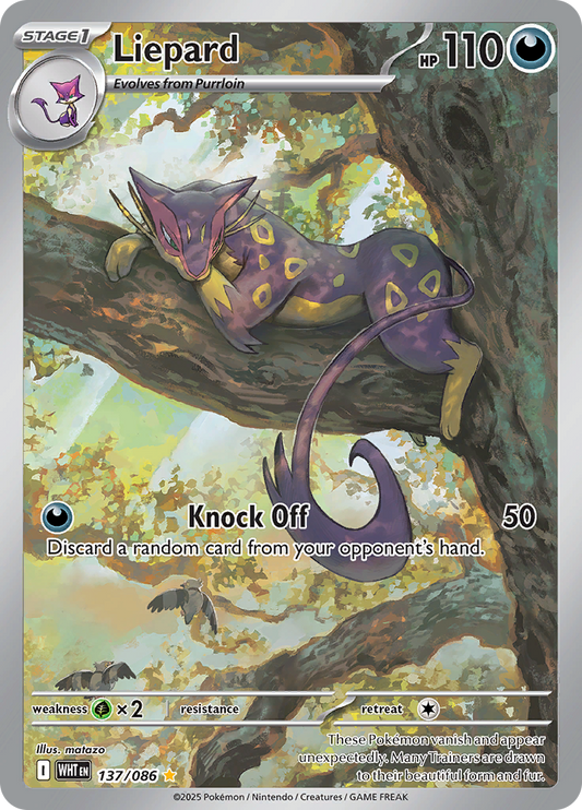 Liepard - #137/086 - Pokémon Scarlet & Violet - White Flare