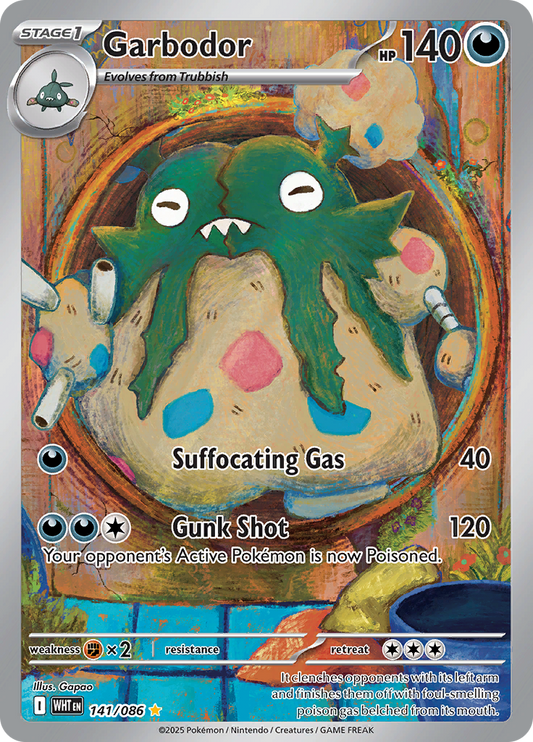 Garbodor - #141/086 - Pokémon Scarlet & Violet - White Flare