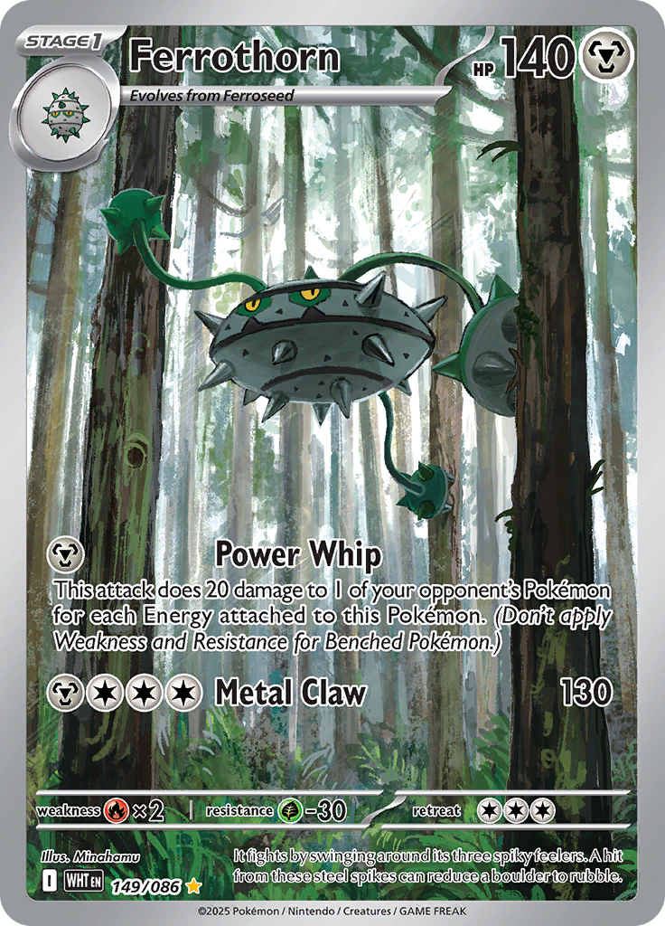Ferrothorn - #149/086 - Pokémon Scarlet & Violet - White Flare