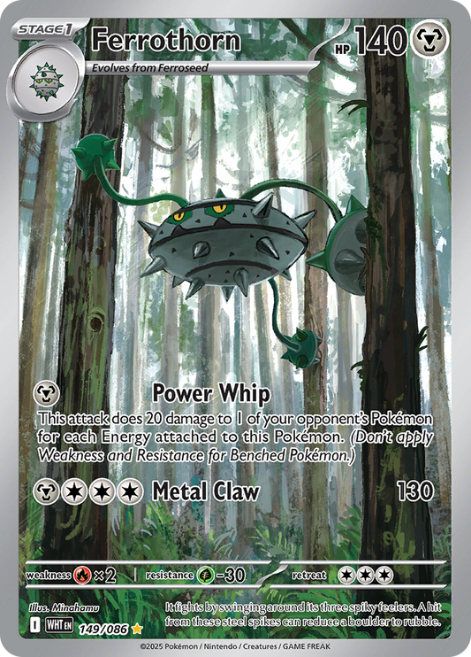 Ferrothorn - #149/086 - Pokémon Scarlet & Violet - White Flare