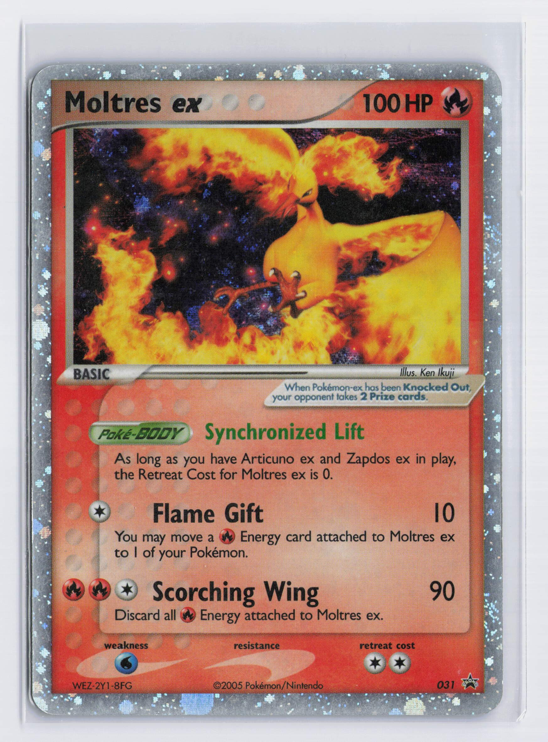 Moltres ex - #31 - Pokémon Nintendo - Black Star Promos
