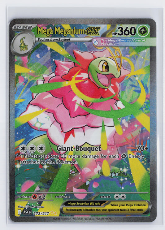 Mega Meganium ex - #272/217 - Pokémon Mega Evolution - Ascended Heroes