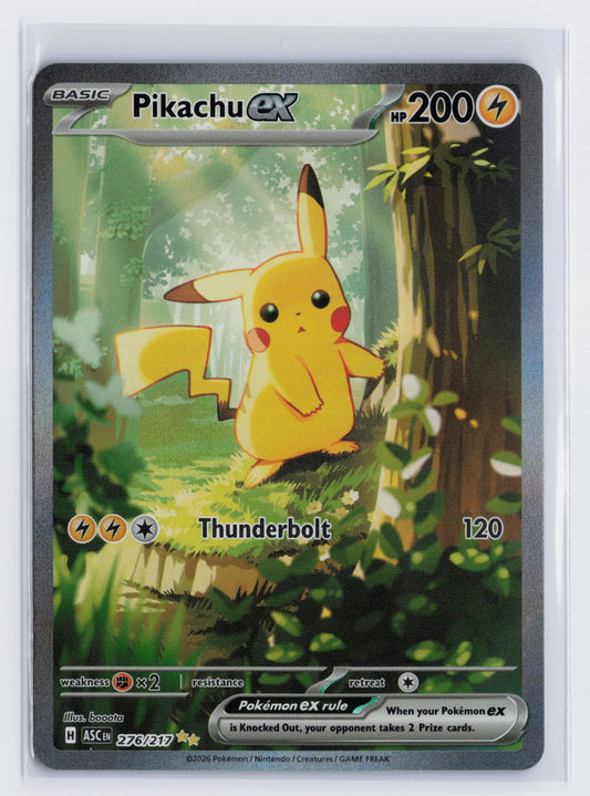 Pikachu ex - #276/217 - Pokémon Mega Evolution - Ascended Heroes