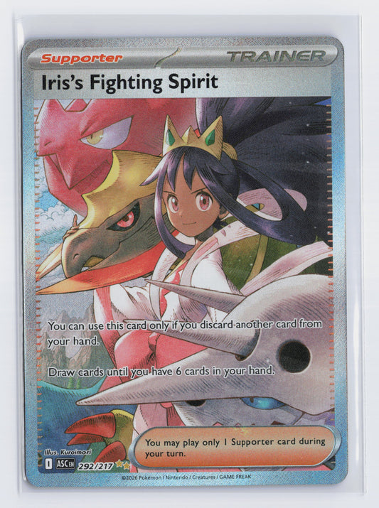 Iris's Fighting Spirit - #292/217 - Pokémon Mega Evolution - Ascended Heroes