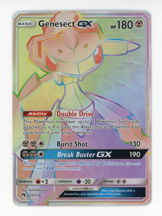 Genesect GX - #224/214 - Pokémon Sun & Moon - Lost Thunder