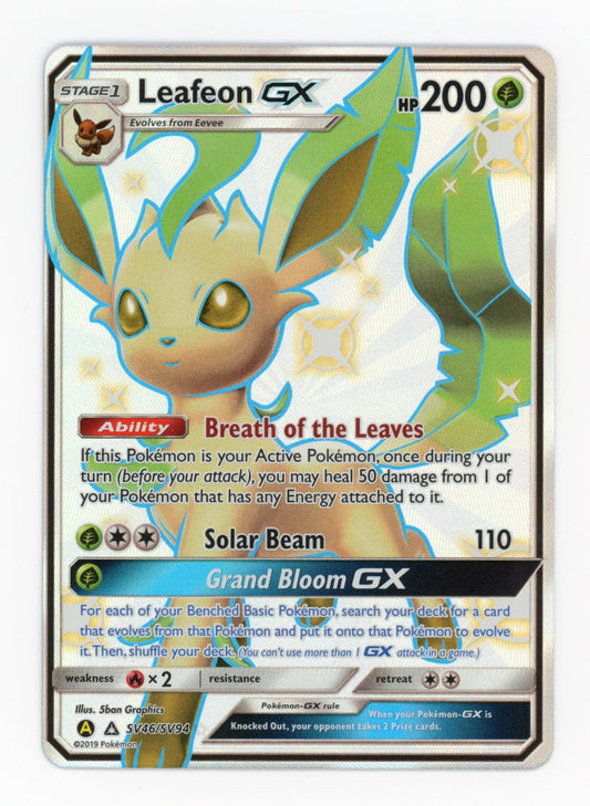 Leafeon GX - #SV46/SV94 - Pokémon Sun & Moon - Hidden Fates