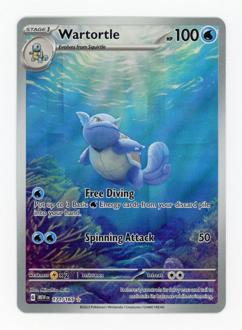 Wartortle - #171/165 - Pokémon Scarlet & Violet - 151