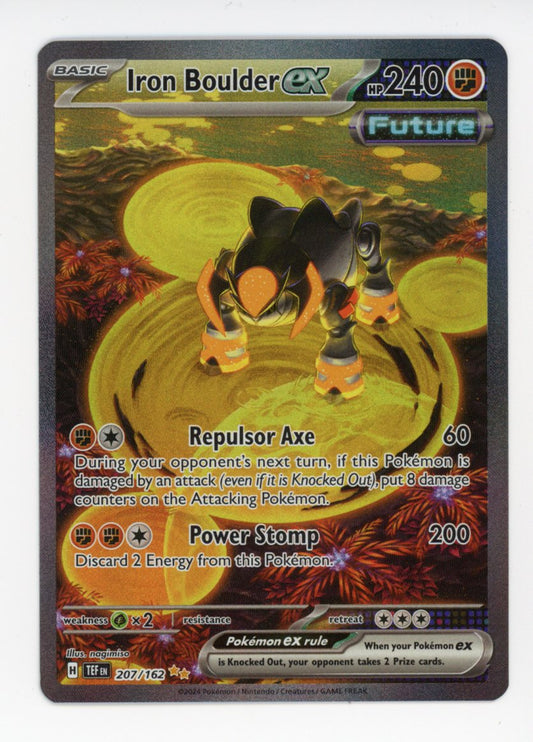 Iron Boulder ex - #207/162 - Pokémon Scarlet & Violet - Temporal Forces