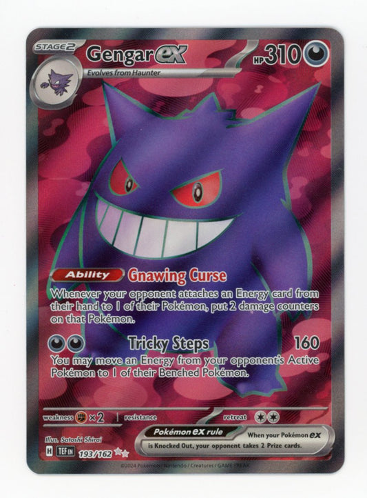 Gengar ex - #193/162 - Pokémon Scarlet & Violet - Temporal Forces