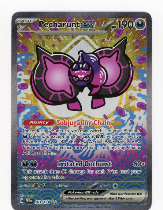 Pecharunt ex - #163/131 - Pokémon Scarlet & Violet - Prismatic Evolution