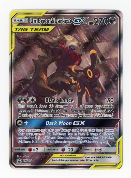 Umbreon & Darkrai GX - #SM241 - Pokémon Sun & Moon - Promo