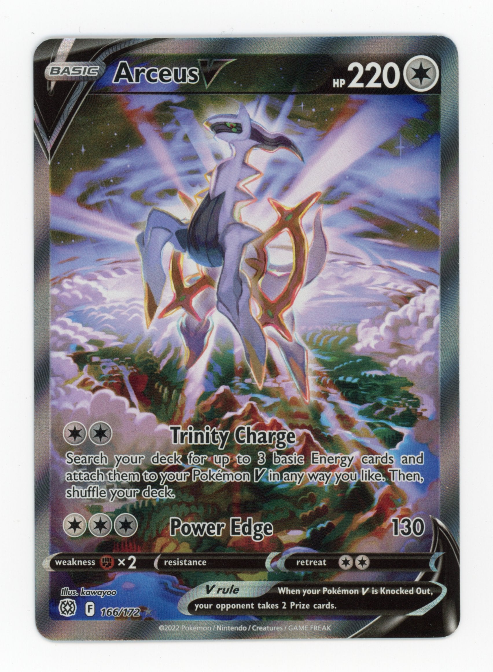 Arceus V - #166/172 - Pokémon Sword & Shield - Brilliant Stars