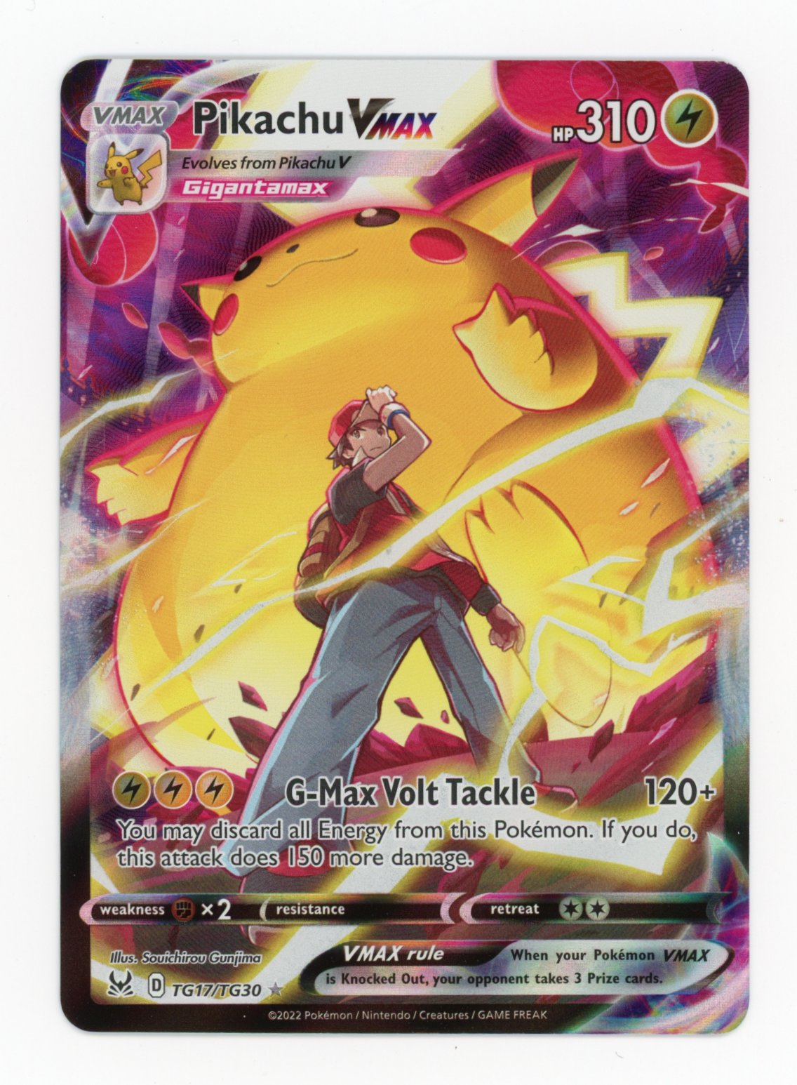Pikachu VMAX - #TG17/TG30 - Pokémon Sword & Shield - Lost Origin