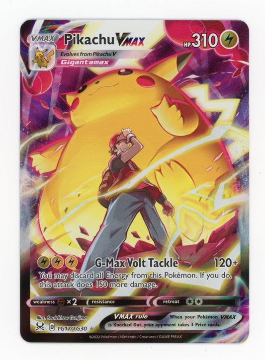 Pikachu VMAX - #TG17/TG30 - Pokémon Sword & Shield - Lost Origin