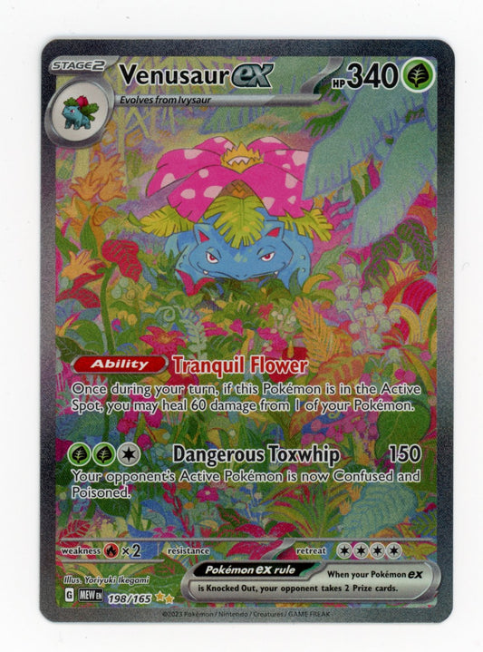 Venusaur ex - #198/165 - Pokémon Scarlet & Violet - 151