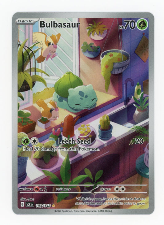 Bulbasaur - #143/142 - Pokémon Scarlet & Violet - Stellar Crown