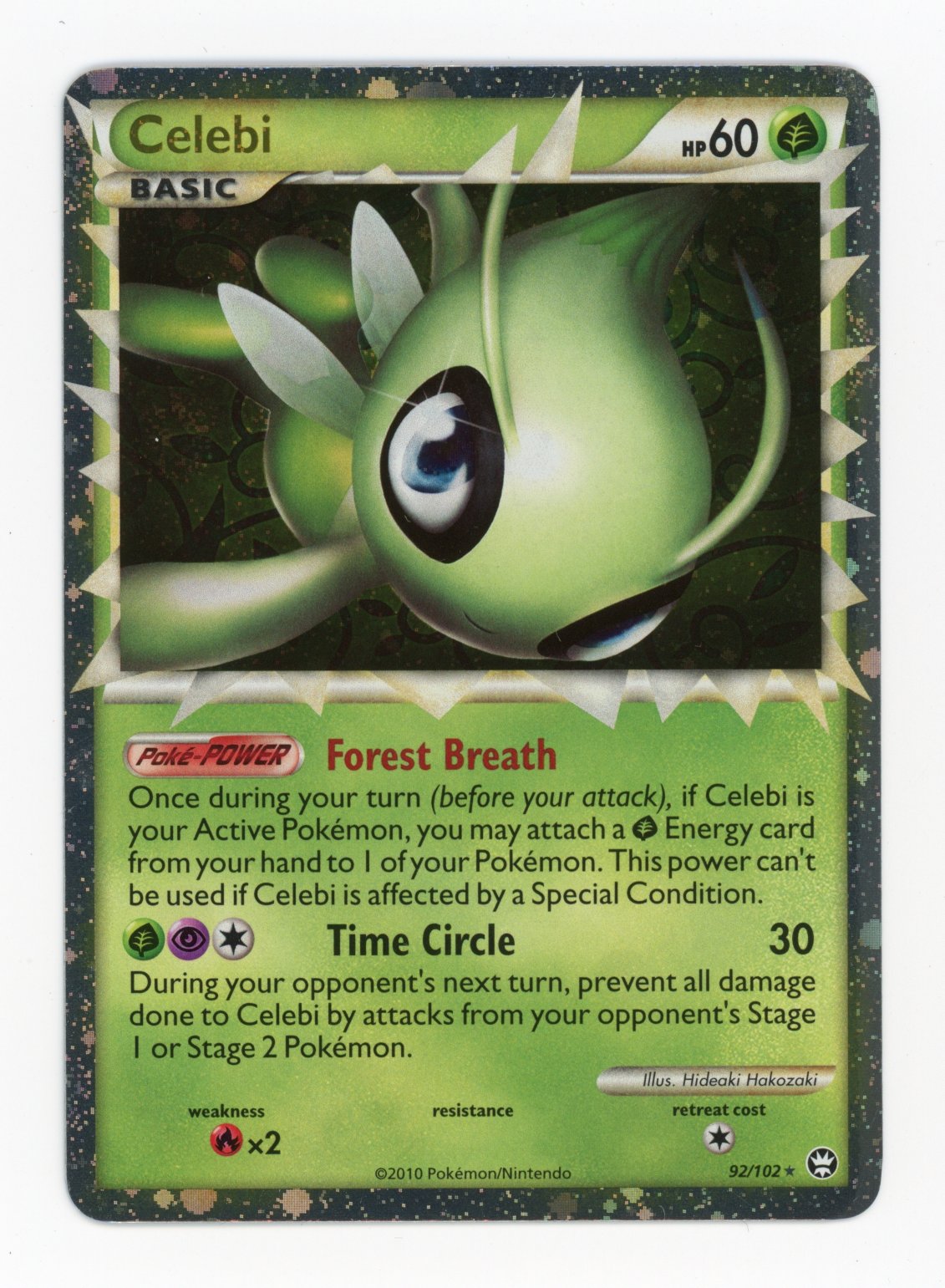 Celebi - #92/102 - Pokémon HeartGold & SoulSilver - Triumphant
