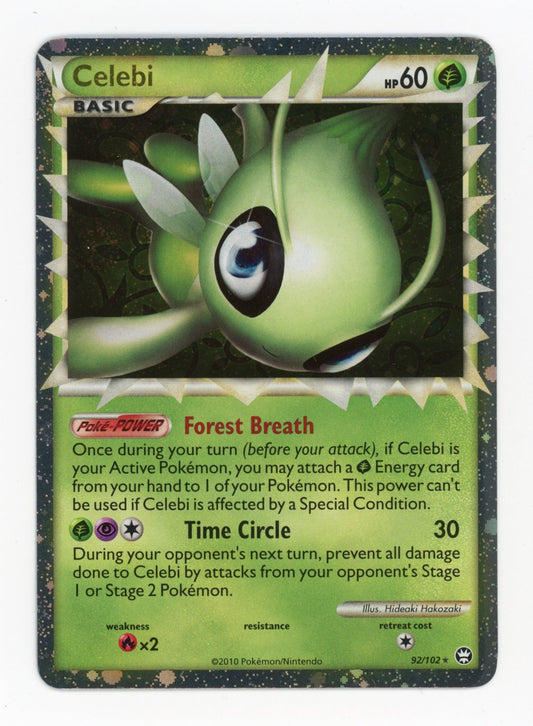 Celebi - #92/102 - Pokémon HeartGold & SoulSilver - Triumphant
