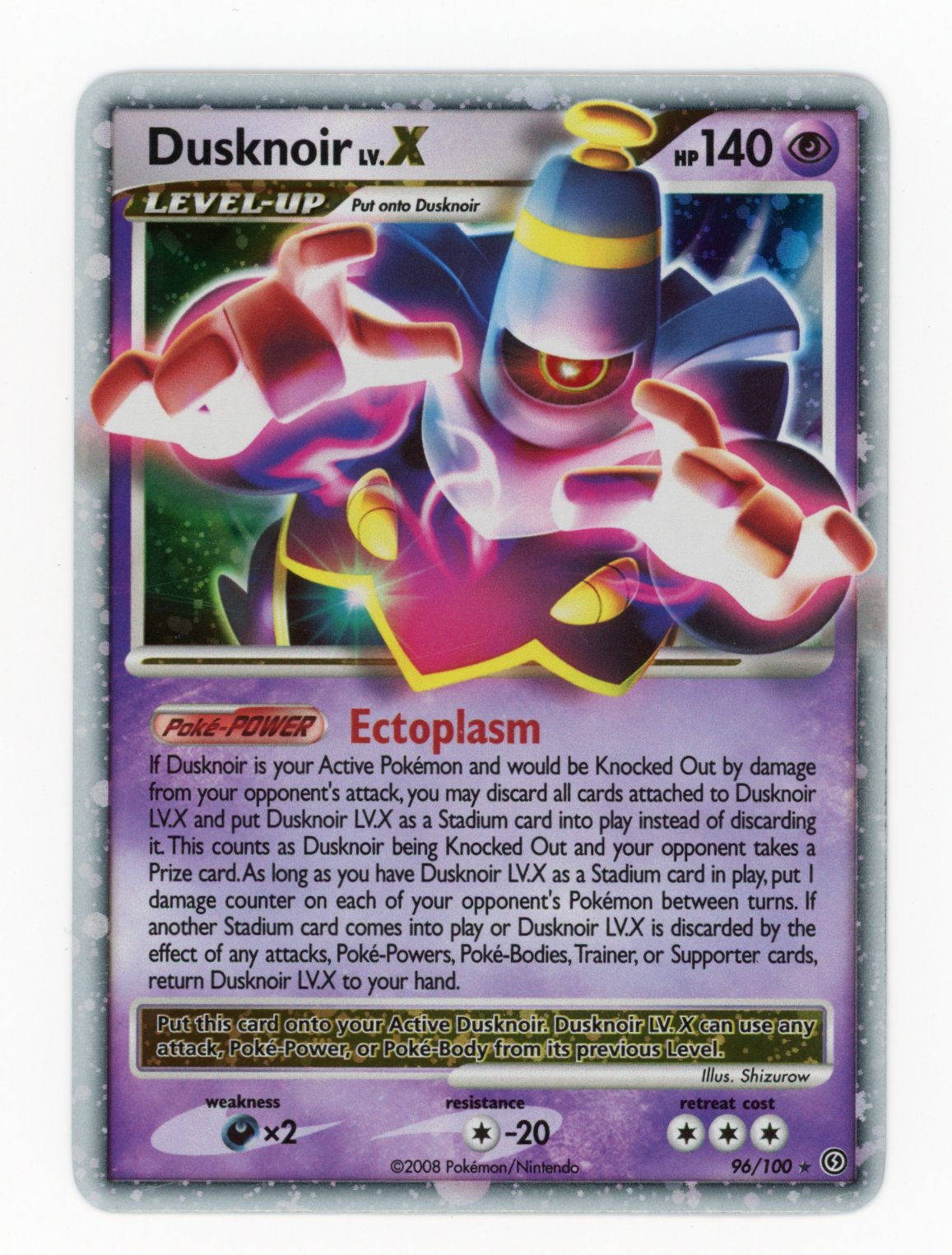 Dusknoir LV. X - #96/100 - Pokémon Diamond & Pearl - Stormfront