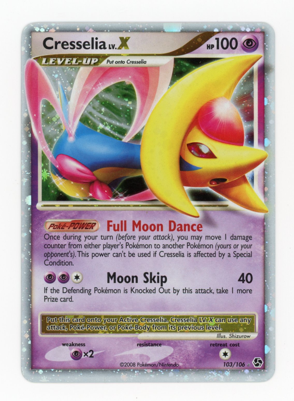 Cresselia LV. X - #103/106 - Pokémon Diamond & Pearl - Great Encounters
