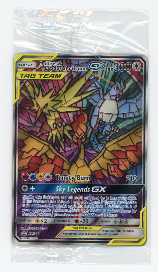 Moltres & Zapdos & Articuno GX - #SM210 - Pokémon Sun & Moon - Promo