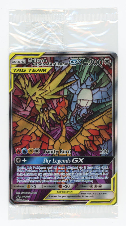 Moltres & Zapdos & Articuno GX - #SM210 - Pokémon Sun & Moon - Promo