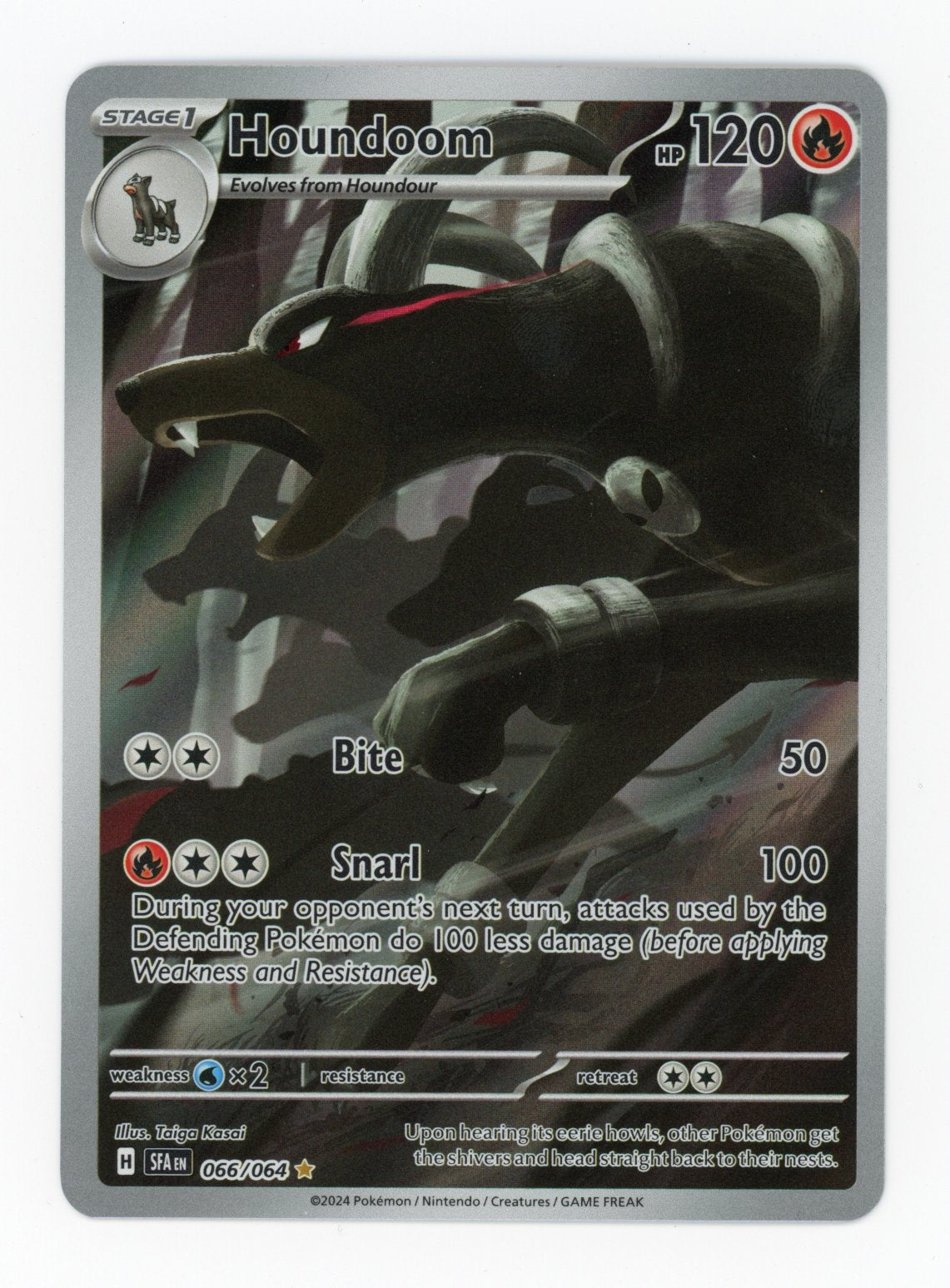 Houndoom - #66/64 - Pokémon Scarlet & Violet - Shrouded Fable