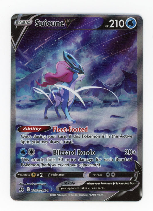 Suicune V - #GG38/GG70 - Pokémon Sword & Shield - Crown Zenith