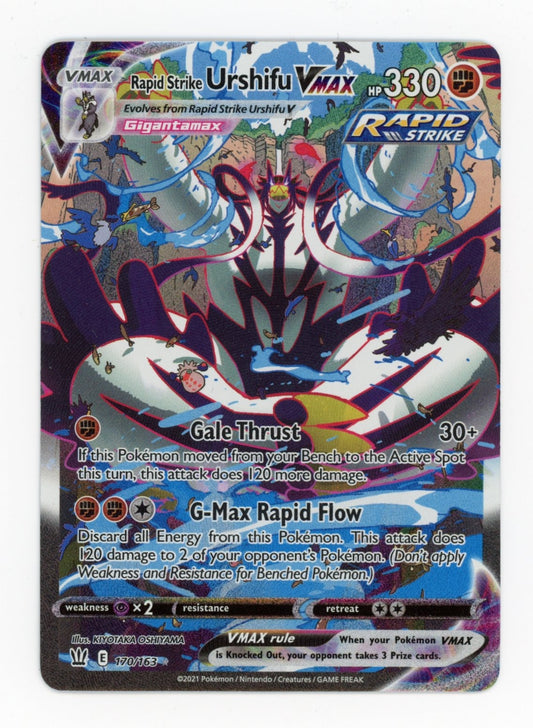 Rapid Strike Urshifu VMAX - #170/163 - Pokémon Sword & Shield - Battle Styles