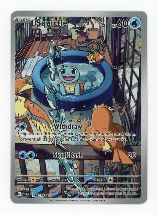 Squirtle - #148/142 - Pokémon Scarlet & Violet - Stellar Crown