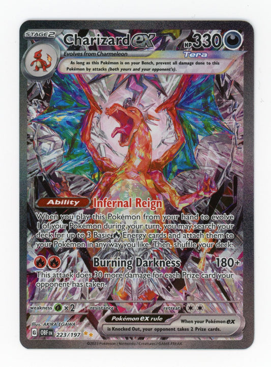 Charizard ex - #223/197 - Pokémon Scarlet & Violet - Obsidian Flames