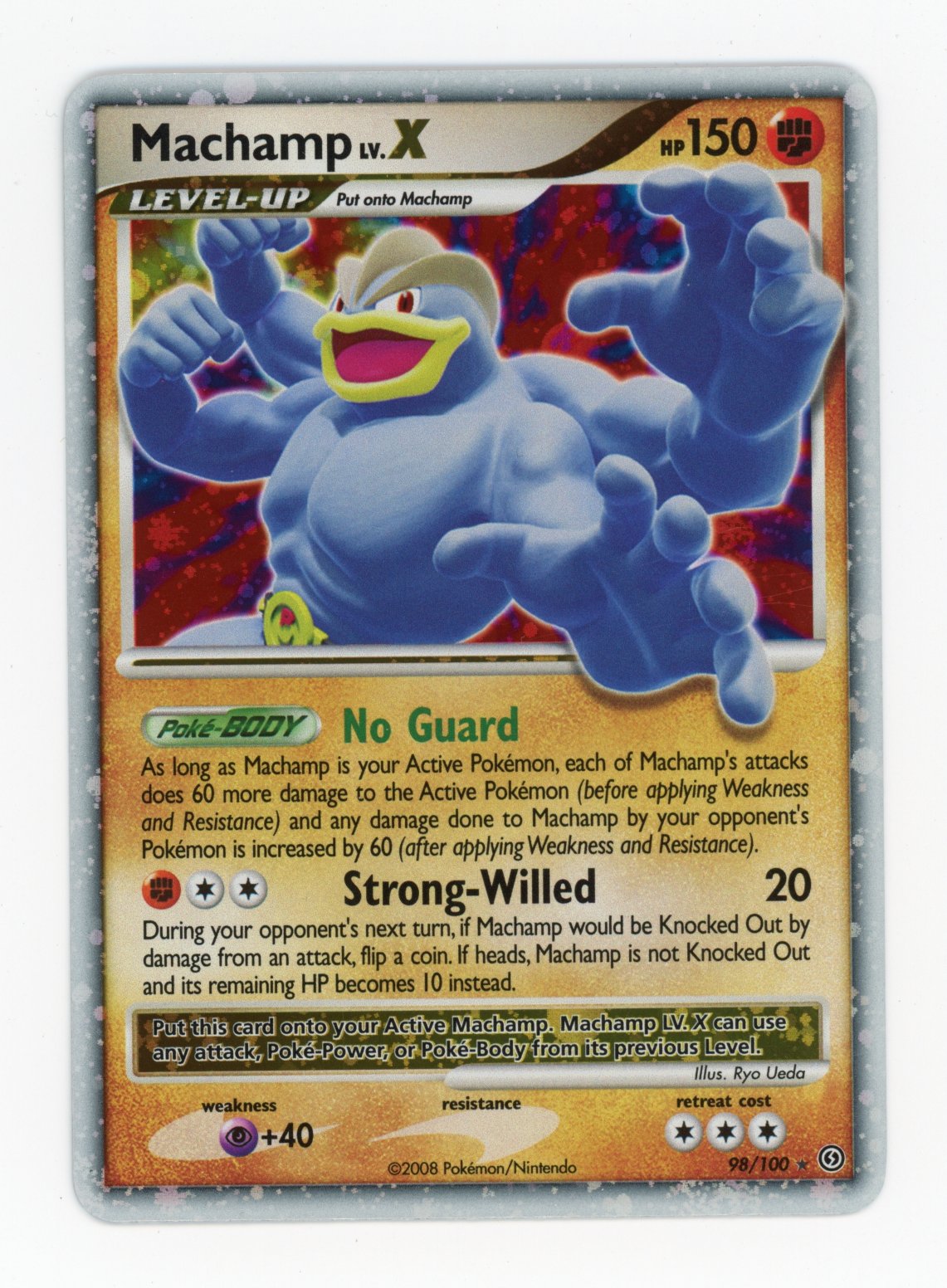 Machamp Lv. X - #98/100 - Pokémon Diamond & Pearl - Stormfront