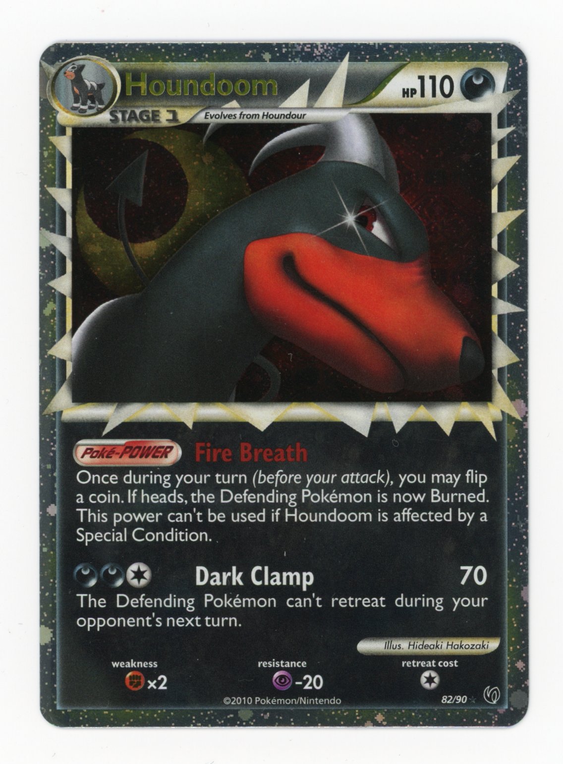 Houndoom - #82/90 - Pokémon HeartGold & SoulSilver - Undaunted