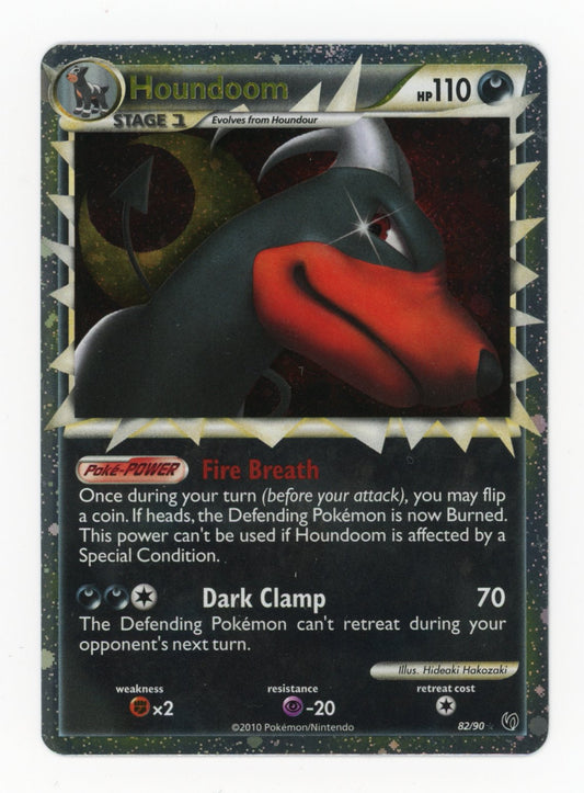Houndoom - #82/90 - Pokémon HeartGold & SoulSilver - Undaunted
