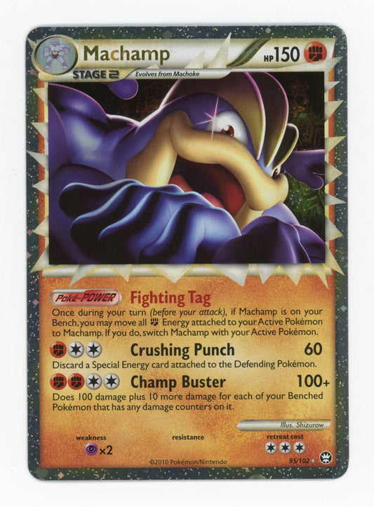 Machamp - #95/102 - Pokémon HeartGold & SoulSilver - Triumphant