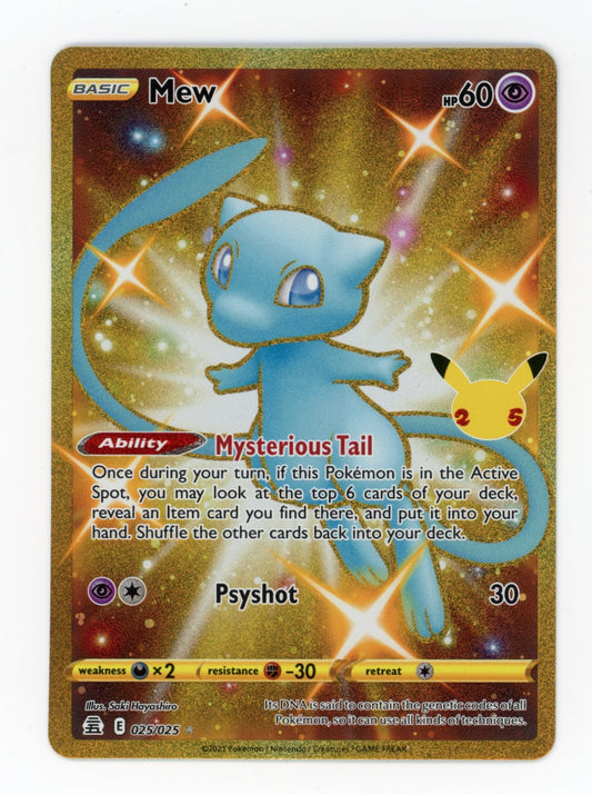 Mew - #25/25 - Pokémon Sword & Shield - Celebrations