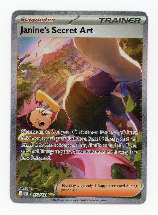 Janine's Secret Art - #173/131 - Pokémon Scarlet & Violet - Prismatic Evolution