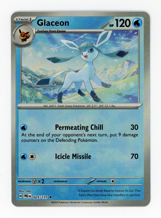 Glaceon Masterball - #25/131 - Pokémon Scarlet & Violet - Prismatic Evolution