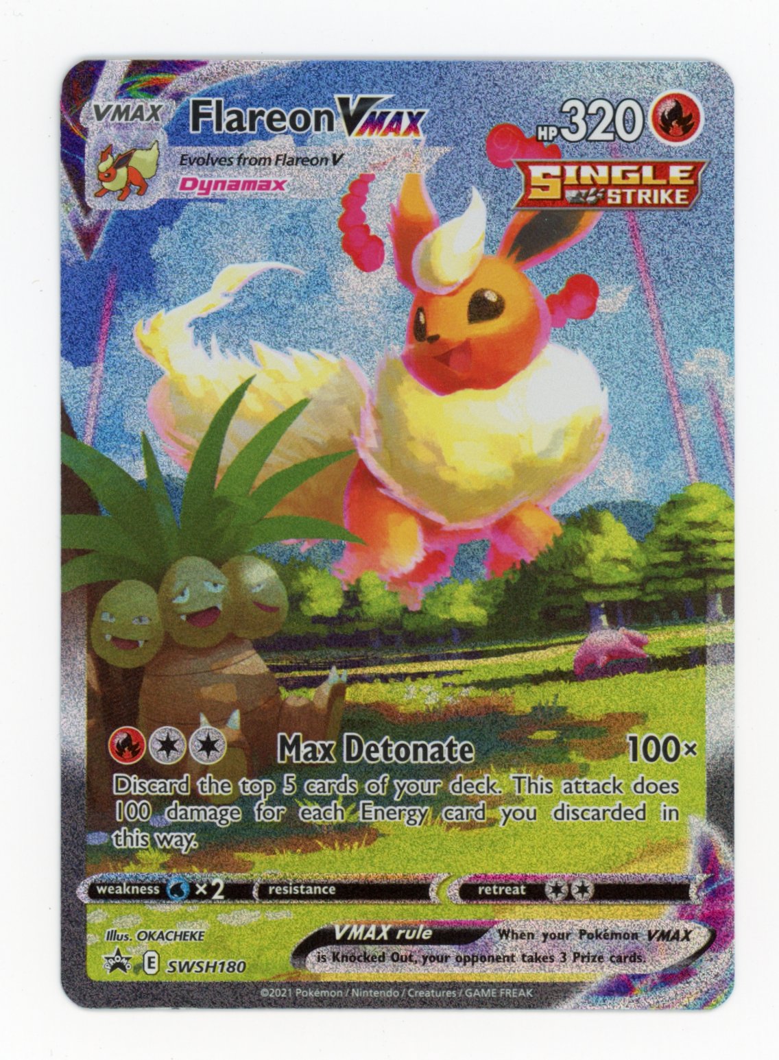 Flareon VMAX - #SWSH180 - Pokémon Sword & Shield - Promo