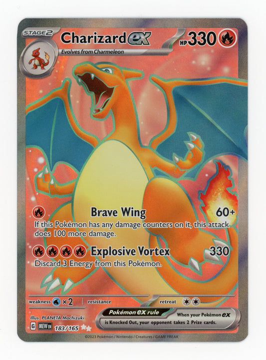 Charizard ex - #183/165 - Pokémon Scarlet & Violet - 151