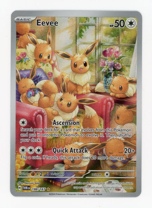 Eevee - #188/167 - Pokémon Scarlet & Violet - Twilight Masquerade