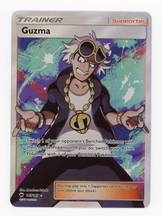 Guzma - #143/147 - Pokémon Sun & Moon - Burning Shadows