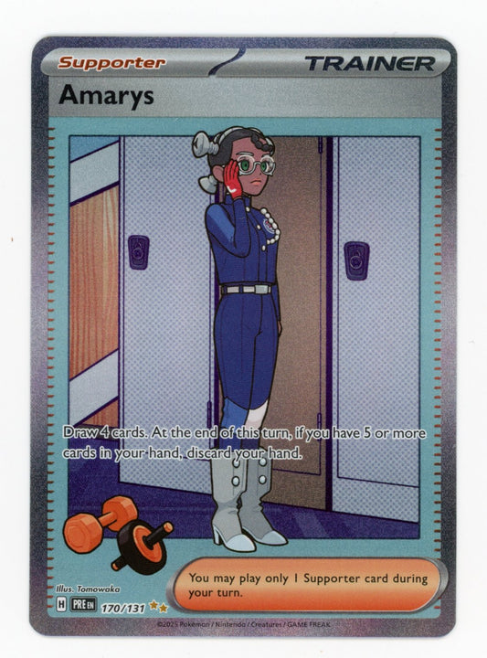 Amarys - #170/131 - Pokémon Scarlet & Violet - Prismatic Evolution