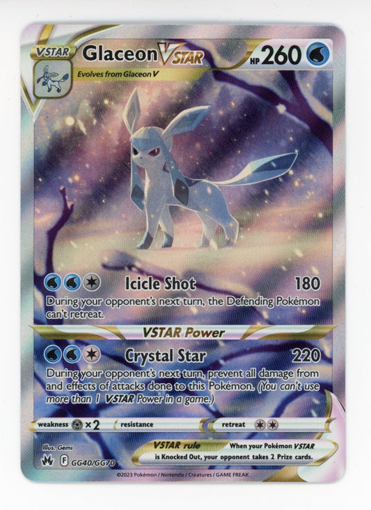Glaceon VSTAR - #GG40/GG70 - Pokémon Sword & Shield - Crown Zenith