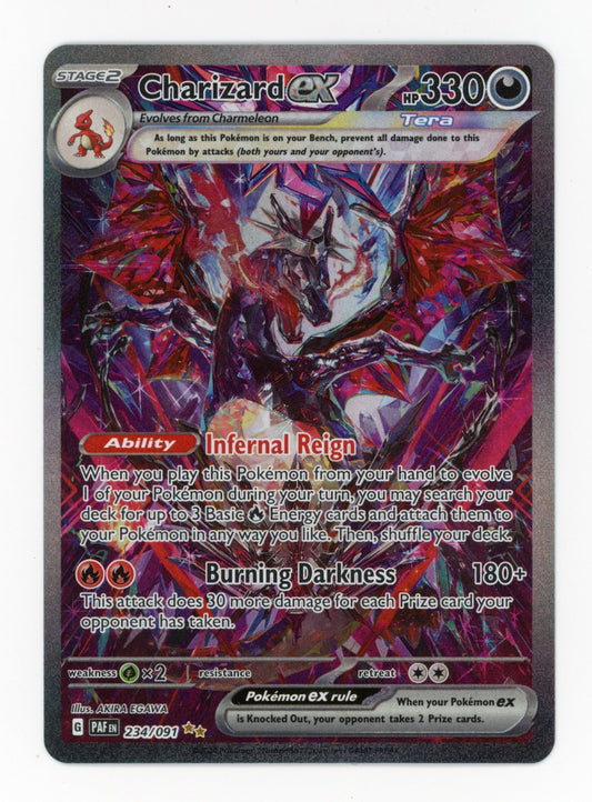 Charizard ex - #234/91 - Pokémon Scarlet & Violet - Paldean Fates