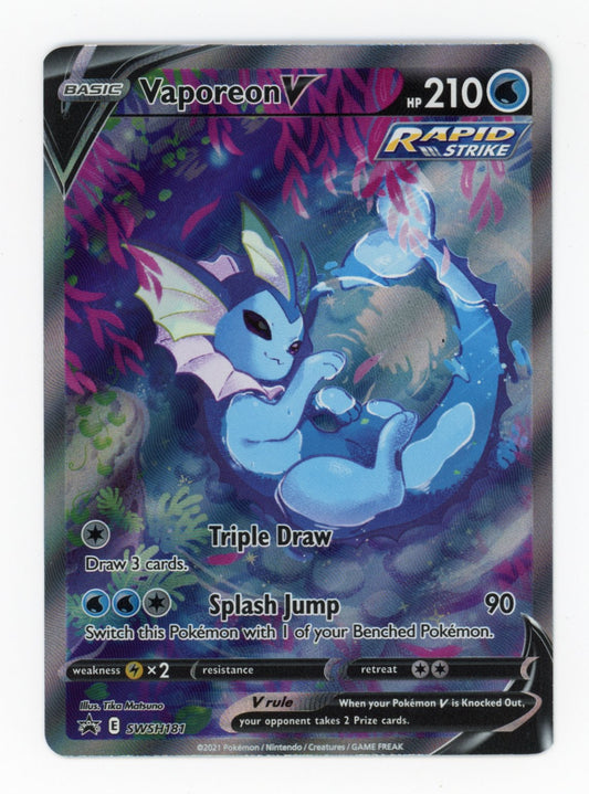 Vaporeon V - #SWSH181 - Pokémon Sword & Shield - Promo