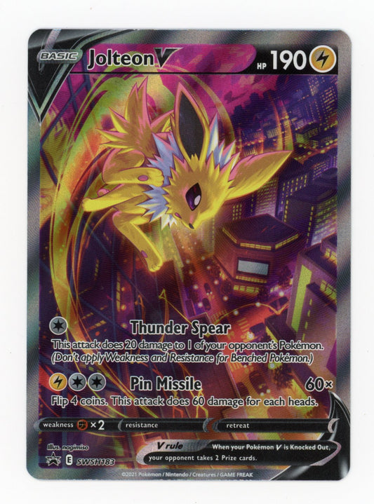 Jolteon V - #SWSH183 - Pokémon Sword & Shield - Promo