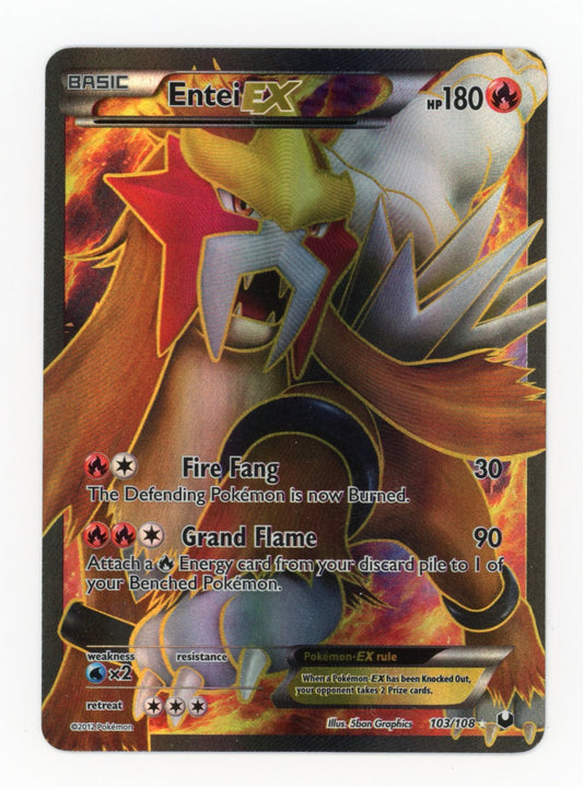 Entei ex - #103/108 - Pokémon Black & White - Dark Explorers