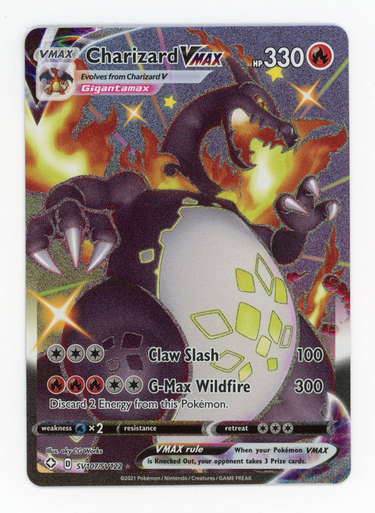Charizard VMAX - #SV107/SV122 - Pokémon Sword & Shield - Shining Fates